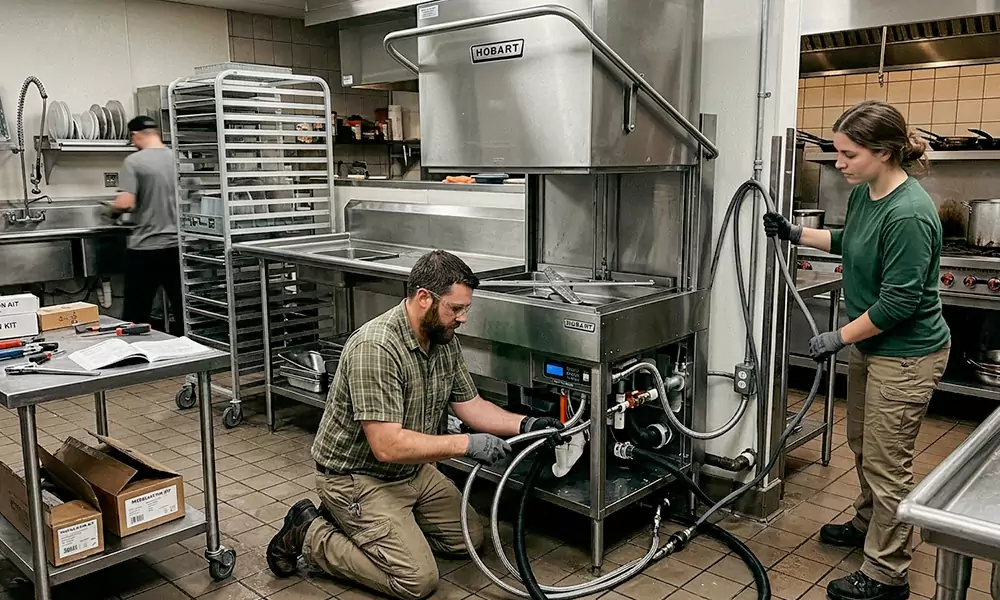 Commercial Dishwasher Installation in Belchertown, MA