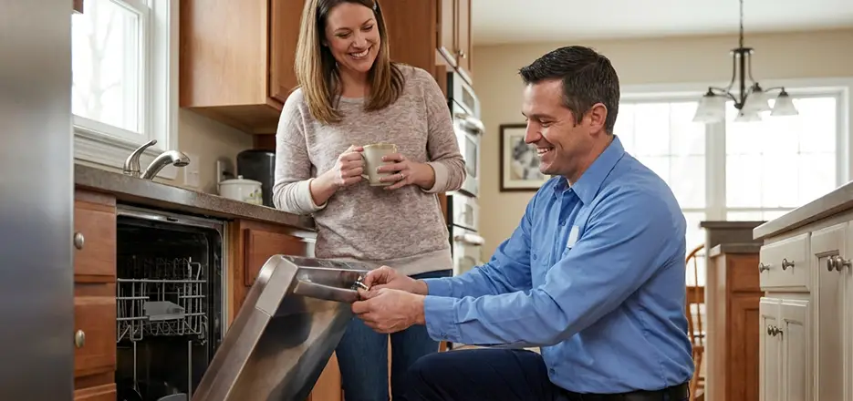Dishwasher Latch Handle Replacement in Belchertown