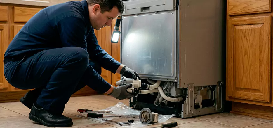 Dishwasher Drain Hose Repair in Belchertown